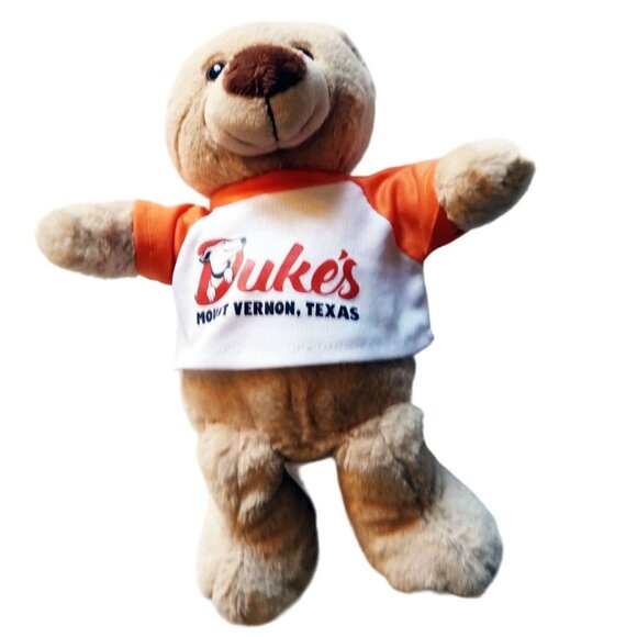 Duke's Bear Plush Zoovenir Mount Vernon Texas 2017 Stuffed Animal 10 Inches - Picture 14 of 14